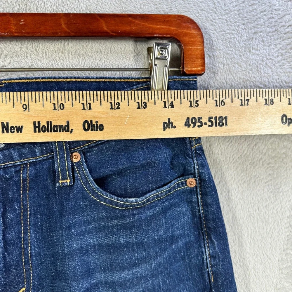 Levi's 531 Athletic Slim Men 30x30 Blue Dark Wash Stretch Denim Jeans 85494-0111